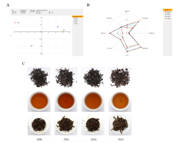 茶葉所在儲存時間對烏龍茶滋味品質影響研究方麵取得新進展1.jpg